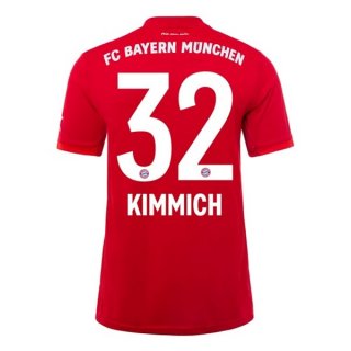 Maillot Bayern Munich NO.32 Kimmich 1ª 2019-20 Rouge