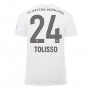 Maillot Bayern Munich NO.24 Tolisso 2ª 2019-20 Blanc