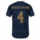 Maillot Real Madrid NO.4 Sergio Ramos 2ª 2019-20 Bleu