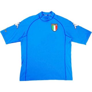 Thailande Maillot Italy 1ª Retro 2000 Bleu