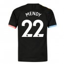 Maillot Manchester City NO.22 Mendy 2ª 2019-20 Noir