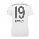 Maillot Bayern Munich NO.19 Davies 2ª 2019-20 Blanc