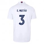 Maillot Real Madrid 1ª NO.3 E. Militão 2020-21 Blanc