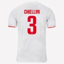Maillot Juventus NO.3 Chiellini 2ª 2019-20 Gris Blanc