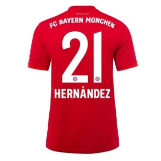 Maillot Bayern Munich NO.21 Hernández 1ª 2019-20 Rouge