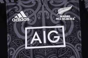 Thailande Maillot All Blacks Maori 2017 2018 Noir