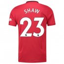 Maillot Manchester United NO.23 Shaw 1ª 2019-20 Rouge