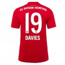 Maillot Bayern Munich NO.19 Davies 1ª 2019-20 Rouge