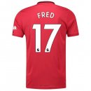 Maillot Manchester United NO.17 Fred 1ª 2019-20 Rouge