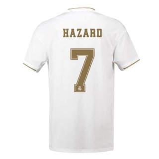 Maillot Real Madrid NO.7 Hazard 1ª 2019-20 Blanc