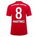 Maillot Bayern Munich NO.8 Martinez 1ª 2019-20 Rouge