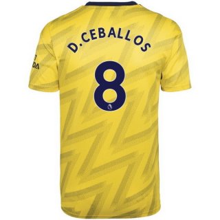 Maillot Arsenal NO.8 D.Ceballos 2ª 2019-20 Jaune