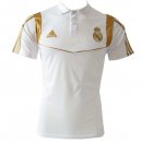 Polo Real Madrid 2019-20 Blanc Or