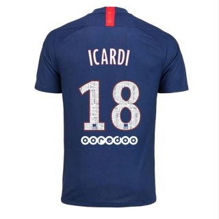 Maillot Paris Saint Germain NO.18 Icardi 1ª 2019-20 Bleu