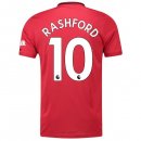 Maillot Manchester United NO.10 Rashford 1ª 2019-20 Rouge