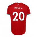 Maillot Liverpool NO.20 Diogo Jota 1ª 2020-21 Rouge