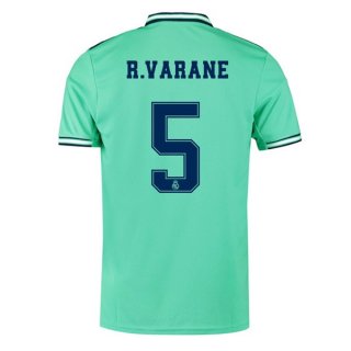 Maillot Real Madrid NO.5 Varane 3ª 2019-20 Vert