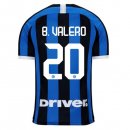 Maillot Inter Milan NO.20 B.Valero 1ª 2019-20 Bleu