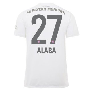 Maillot Bayern Munich NO.27 Alaba 2ª 2019-20 Blanc