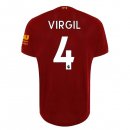 Maillot Liverpool NO.4 Virgil 1ª 2019-20 Rouge