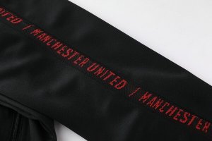 Survetement Manchester United 2019-20 Noir Rouge
