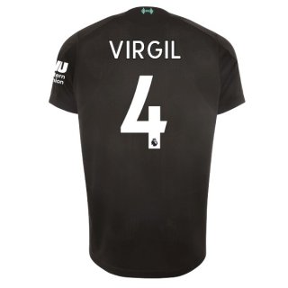 Maillot Liverpool NO.4 Virgil 3ª 2019-20 Noir