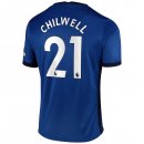 Maillot Chelsea NO.21 Chilwell 1ª 2020-21 Bleu
