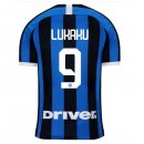 Maillot Inter Milan NO.9 Lukaku 1ª 2019-20 Bleu