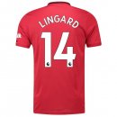 Maillot Manchester United NO.14 Lingard 1ª 2019-20 Rouge