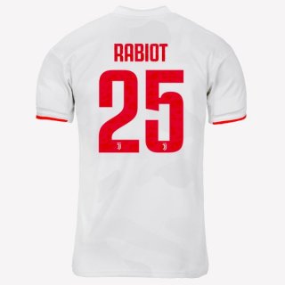 Maillot Juventus NO.25 Rabiot 2ª 2019-20 Gris Blanc