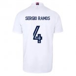 Maillot Real Madrid 1ª NO.4 Sergio Ramos 2020-21 Blanc