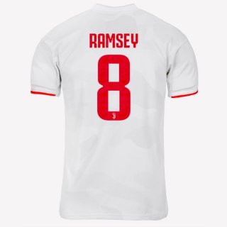 Maillot Juventus NO.8 Ramsey 2ª 2019-20 Gris Blanc