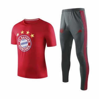Entrainement Bayern Munich Conjunto Complet 2019-20 Rouge Gris