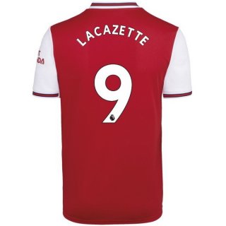 Maillot Arsenal NO.9 Lacazette 1ª 2019-20 Rouge