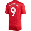 Maillot Manchester United NO.9 Martial 1ª 2020-21 Rouge