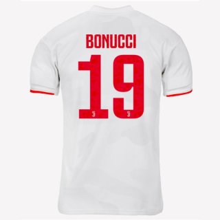 Maillot Juventus NO.19 Bonucci 2ª 2019-20 Gris Blanc