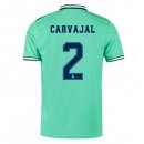 Maillot Real Madrid NO.2 Carvajal 3ª 2019-20 Vert