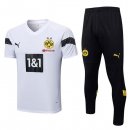 Maillot Borussia Dortmund Ensemble Complet 2023-24 Blanc Noir