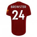 Maillot Liverpool NO.24 Brewster 1ª 2019-20 Rouge