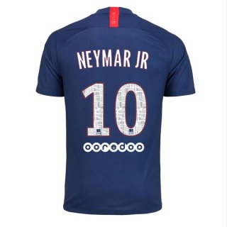 Maillot Paris Saint Germain NO.10 Neymar JR 1ª 2019-20 Bleu