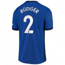 Maillot Chelsea NO.2 Rudiger 1ª 2020-21 Bleu