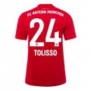 Maillot Bayern Munich NO.24 Tolisso 1ª 2019-20 Rouge