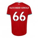 Maillot Liverpool NO.66 Arnold 1ª 2020-21 Rouge