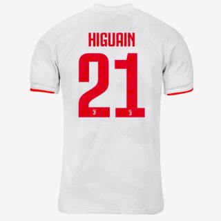 Maillot Juventus NO.21 Higuain 2ª 2019-20 Gris Blanc