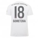 Maillot Bayern Munich NO.18 Goretzka 2ª 2019-20 Blanc