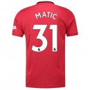 Maillot Manchester United NO.31 Matic 1ª 2019-20 Rouge