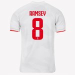 Maillot Juventus NO.8 Ramsey 2ª 2019-20 Gris Blanc