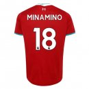 Maillot Liverpool NO.18 Minamino 1ª 2020-21 Rouge