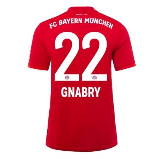 Maillot Bayern Munich NO.22 Gnabry 2ª 2019-20 Blanc