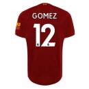 Maillot Liverpool NO.12 Gomez 1ª 2019-20 Rouge